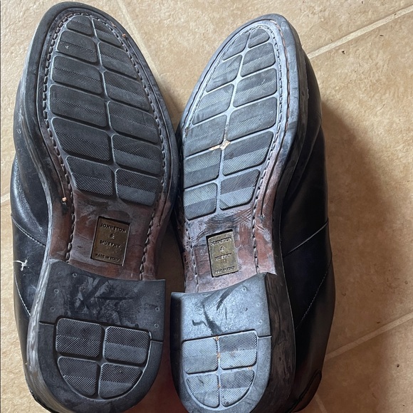 Classic Black Men\'s Leather Shoes JOHN STON &MURPHY good condition main image 4